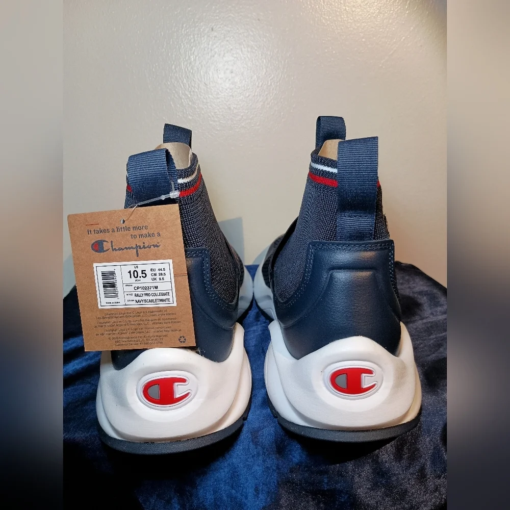 Champion Rally Pro Collegiate Hi Slip-On Sneakers Men’s Size 10.5